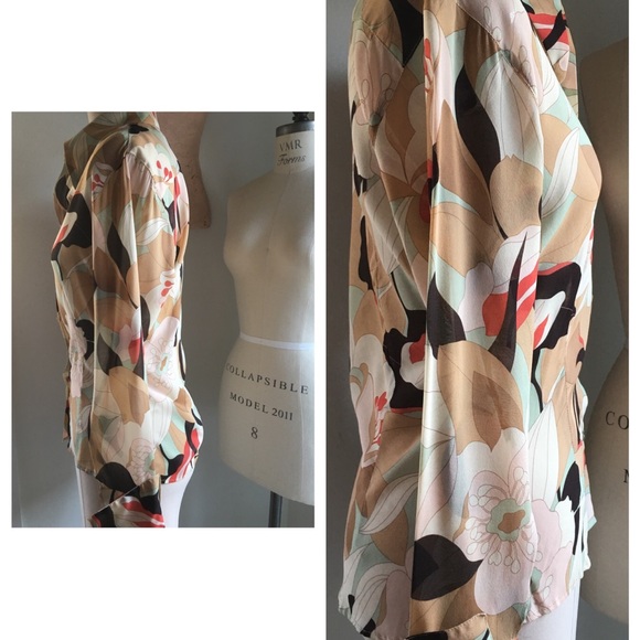 Kablan Silk Print Blouse - Picture 2 of 7